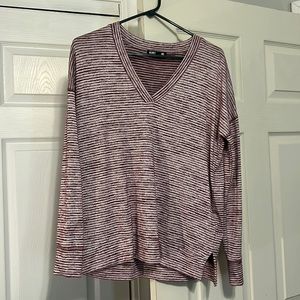 Long sleeve purple shirt, MED
